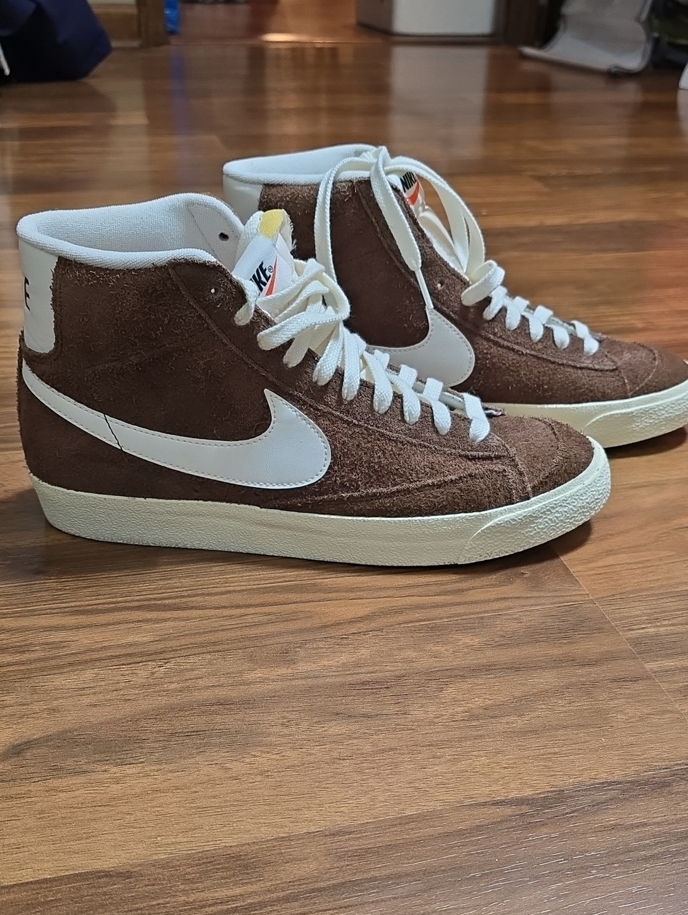 Nike Blazer Mid '77 Vintage Suede High-top Sneakers - Cacao Wow